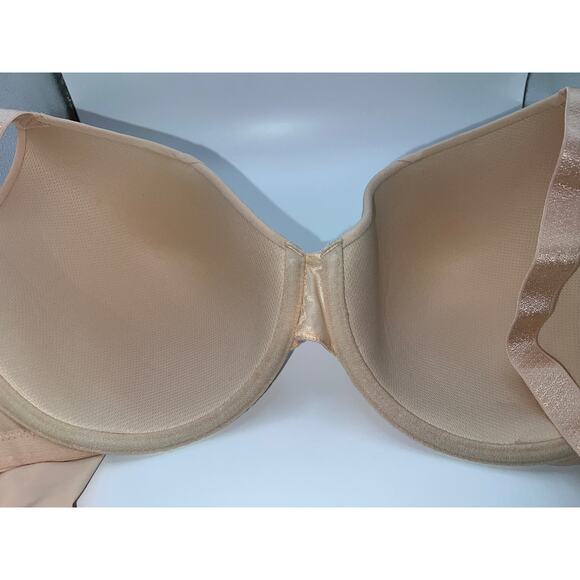 42C Liz Claiborne Bra Cool & Calm Full Coverage T-Shirt Underwire Peach New - Picture 7 of 7